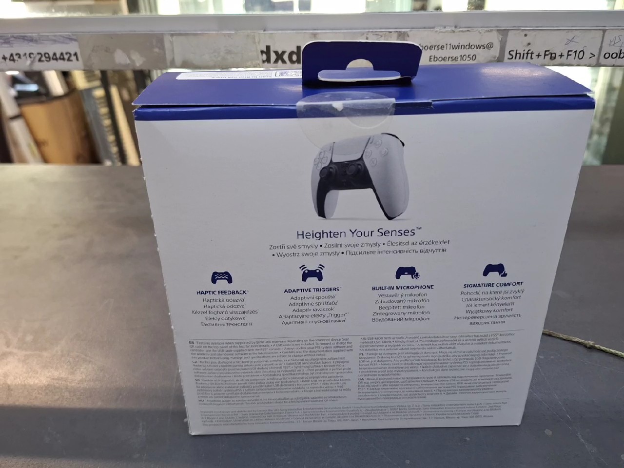 Sony DualSense Wireless Controller White, Original PlayStation 5 Controller, neu in Originalverpackung (OVP), mit haptischem Feedback | Zustand: Neu – Bild 3