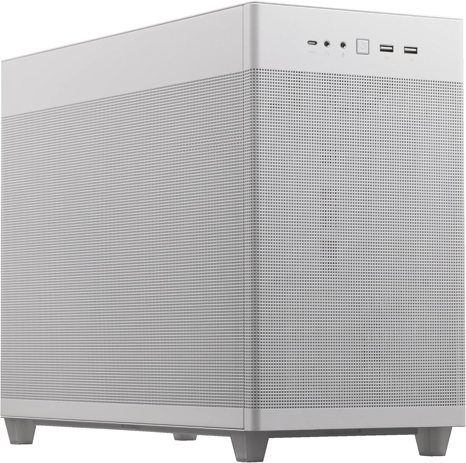 Gaming PC Intel Core i5-12400F, RX 7600, Weiß, AMD Radeon RX 7600 8GB, 16GB RAM, 256GB SSD, kompaktes Mesh-Gehäuse in Weiß mit USB-C Frontanschluss | Zustand: Sehr Gut