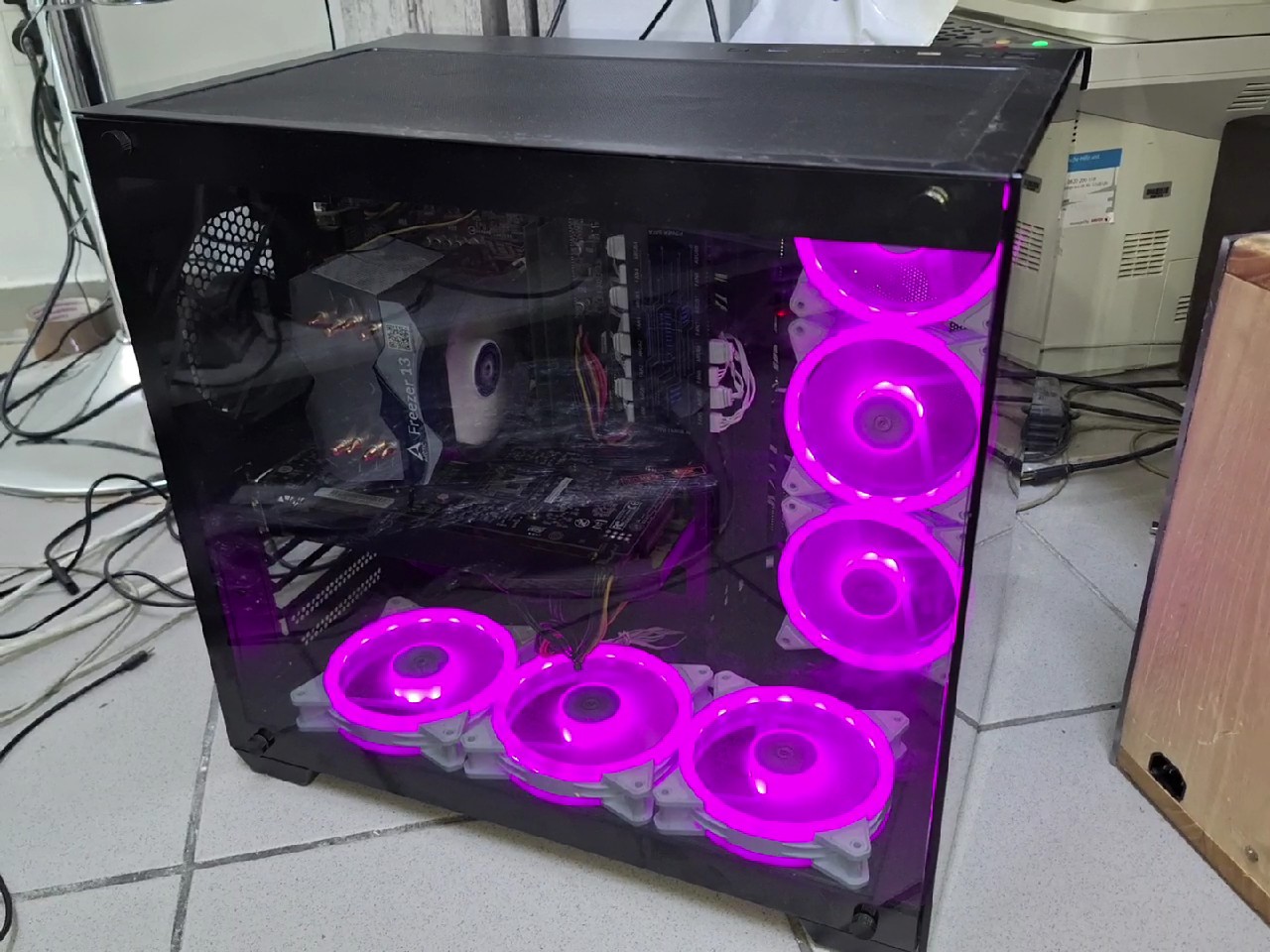 Gaming PC Intel Core i5-6500 GTX 1060 6GB, Gaming-PC mit Intel i5-6500, 16 GB RAM, 768 GB Gesamtspeicher (512 GB + 256 GB SSD), GTX 1060 6GB, Win 10 Pro, Mars Gaming Gehäuse. | Zustand: Gut – Bild 2