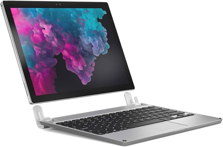 Brydge 12.3 Tastatur für Surface Pro 3/4, Aluminium Bluetooth-Tastatur, deutsches Layout, beleuchtete Tasten, Touchpad, OVP mit Gebrauchsspuren | Zustand: Sehr Gut