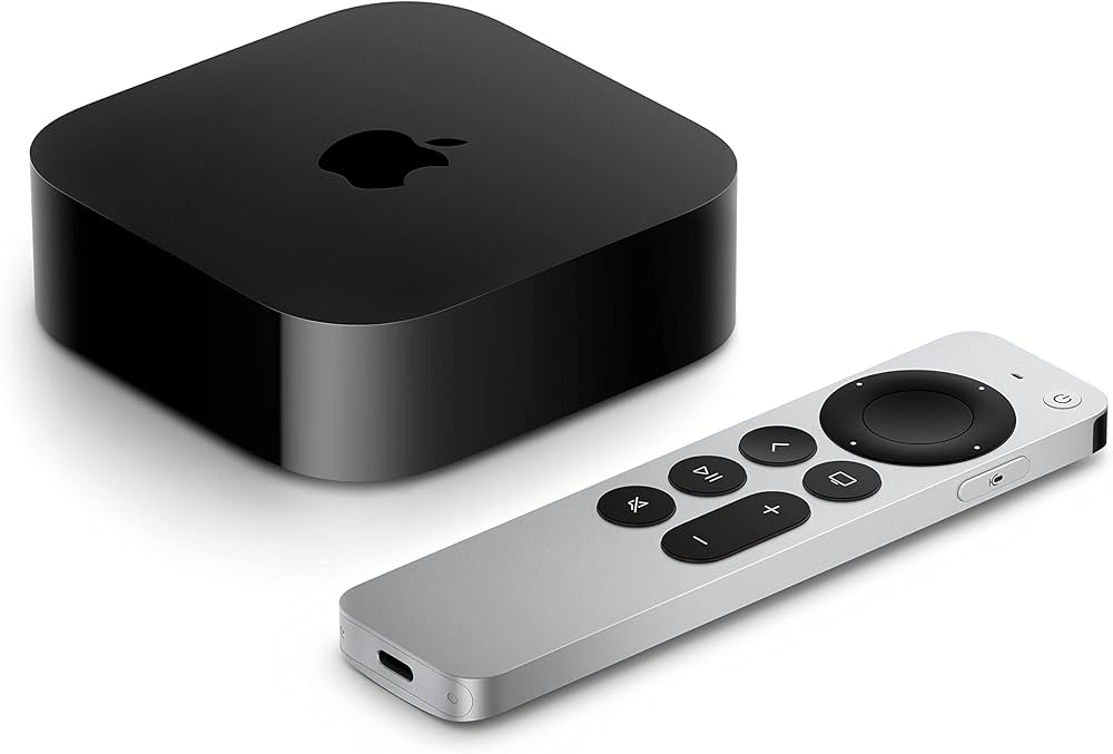 Apple TV 4K (3. Gen.) 64GB Wi-Fi Schwarz, Modell A2737, (USB-C), originalverpackt (OVP) | Zustand: Neu