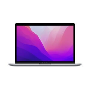 Apple MacBook Pro 13 M2 2022 Space Grau, Modell A2338, 8GB RAM, 8-Core CPU, 10-Core GPU, Display mit vertikalem Defekt | Streifenbildung. | Zustand: Schlecht
