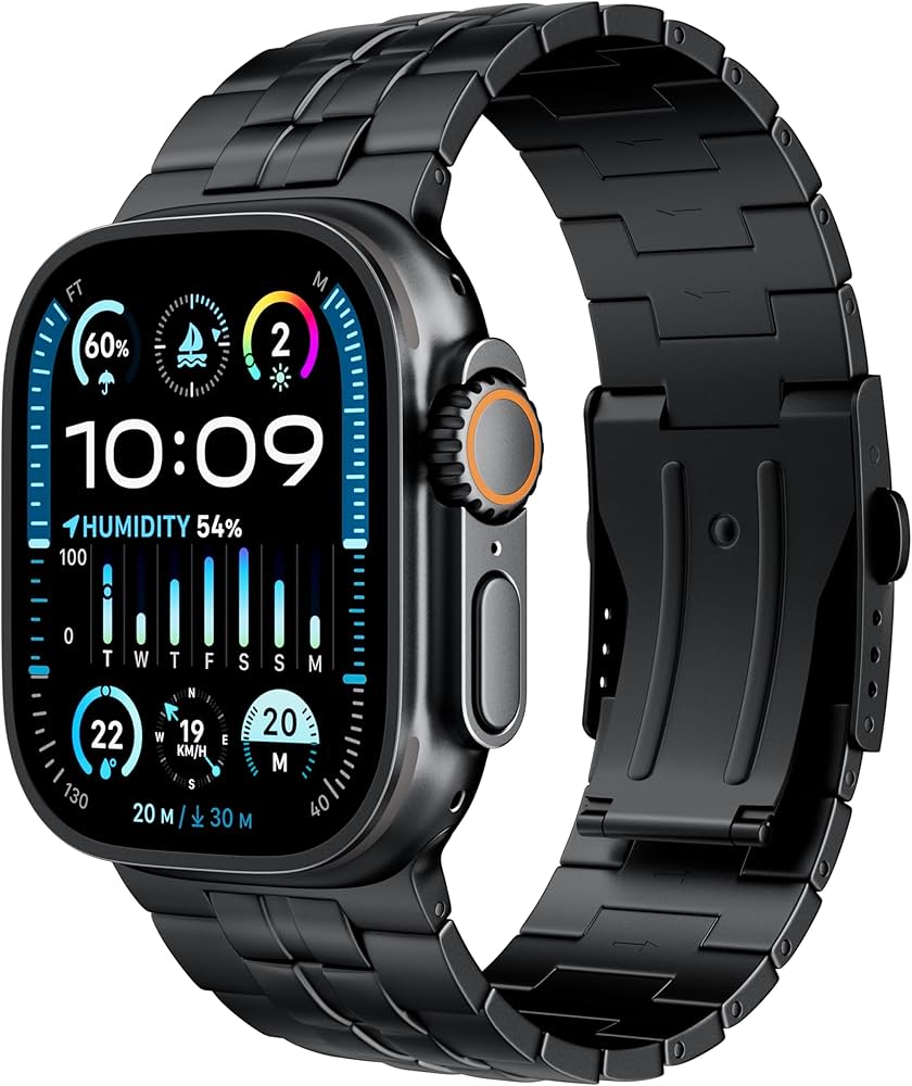 Apple Watch Ultra 3 49mm Titan Schwarz, GPS+Cellular, Ocean Armband schwarz, in Originalverpackung (OVP ) | Zustand: Neu