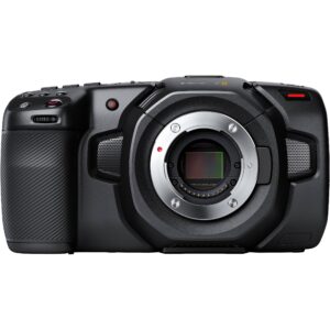 Blackmagic Pocket Cinema Camera 4K, Inkl. SmallRig Cage, Top Handle und Viltrox EF-M2 0.71x Speed Booster, Gebrauchsspuren vorhanden. | Zustand: Gut
