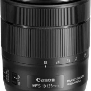 Canon EF-S 18-135mm f/3.5-5.6 IS, Vielseitiges Standard-Zoomobjektiv für Canon APS-C DSLRs mit Bildstabilisator (IS). | Zustand: Sehr Gut