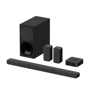 Sony HT-S40R 5.1 Soundbar-System Schwarz, Inklusive Subwoofer, 2 Rear-Lautsprecher und Fernbedienung, aus Lagerbestand. | Zustand: Gut | Farbe: schwarz
