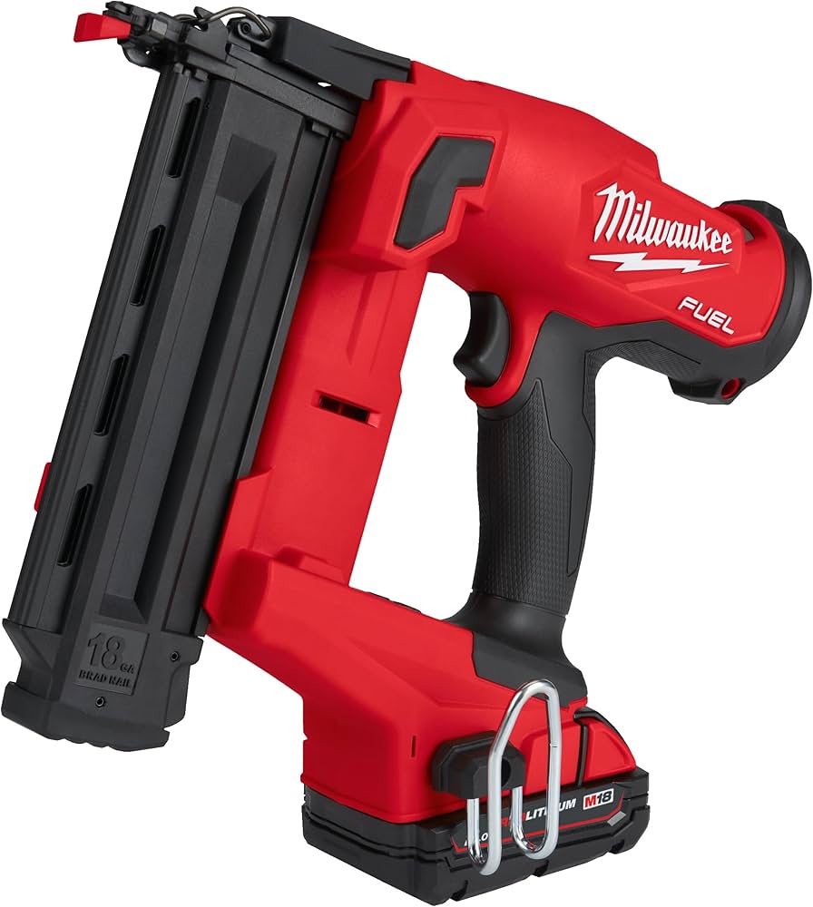 Milwaukee M18 FN18GS Fuel, Akku-Nagler 18G, ohne Akku | Ladegerät, Body only | SimLock: | Zustand: Wie Neu | Farbe: schwarz | Akku: 100%