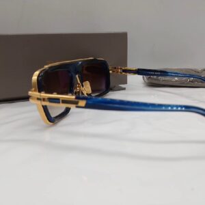 Dita LXN-EVO DTS403-A-03, Sonnenbrille, Blau Swirl | Gelbgold, mit OVP, wie neu | Zustand: Wie Neu | Farbe: blau
