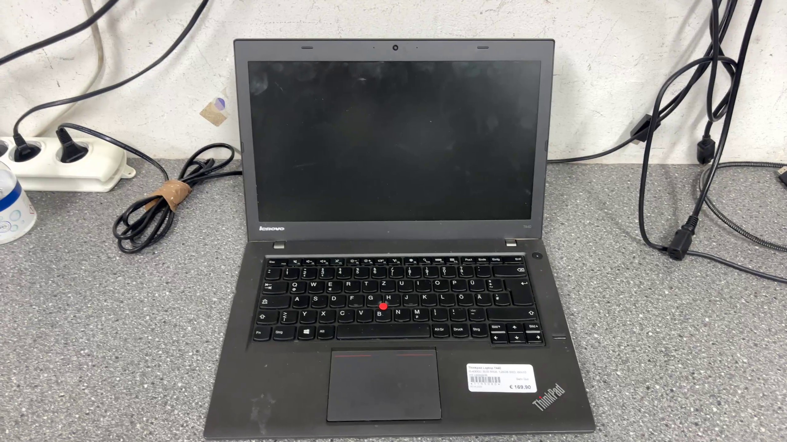Lenovo ThinkPad T440, Intel Core i5-4300U, 8GB RAM, 128GB SSD, Windows 10, inkl. Ladegerät | Zustand: Gut