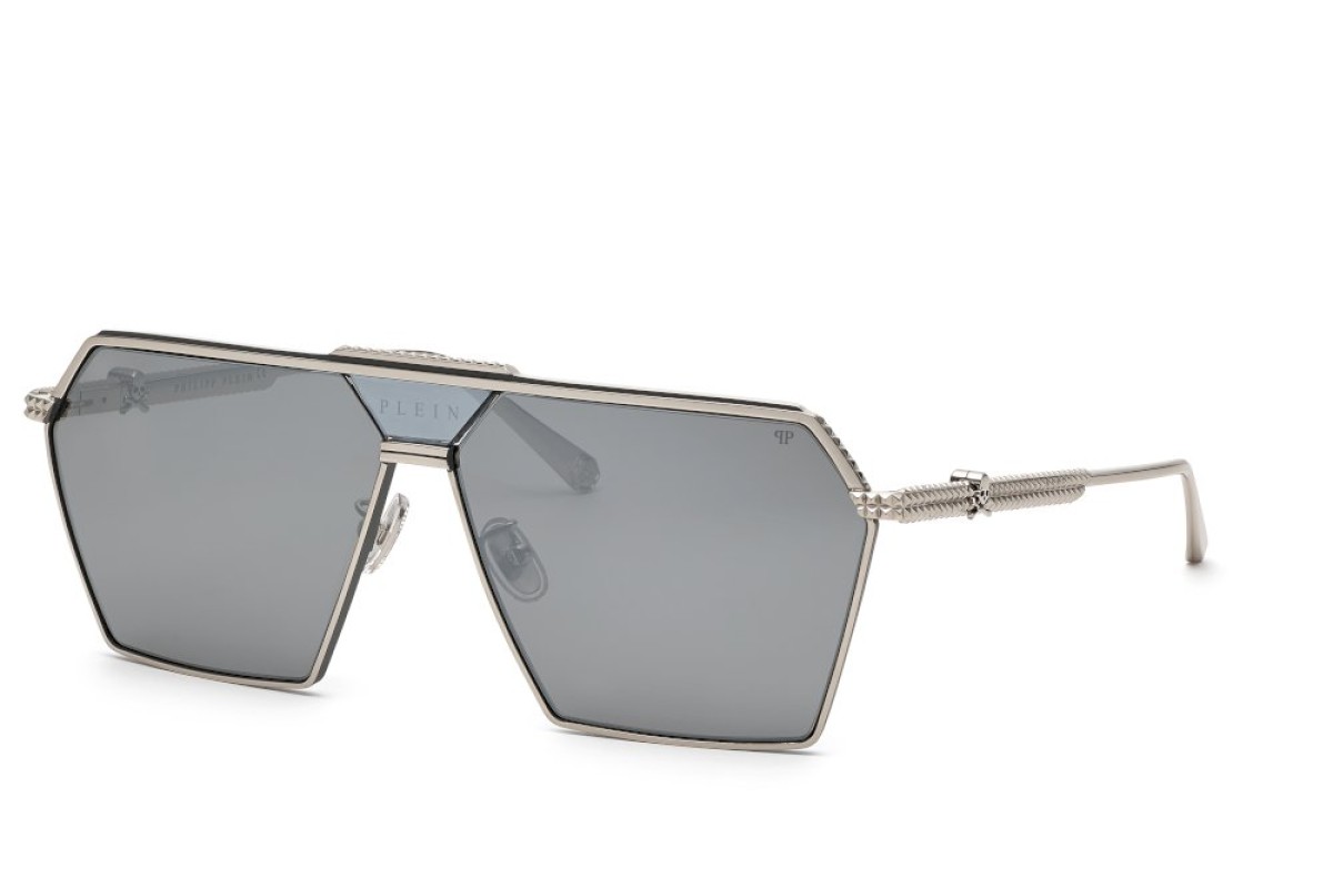 Philipp Plein SPP076V Plein Stud, Originale Sonnenbrille inklusive Originalverpackung und Zubehör, Farbe gemäß Modellcode. | Zustand: Neu
