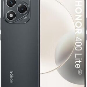 Honor 400 Lite 256GB, Smartphone mit 6,7 Zoll AMOLED-Display, 108MP KI-Kamera, 5G-fähig und 5230 mAh Akku. | SimLock: Frei | Zustand: Gut | Farbe: schwarz | Akku: 100%