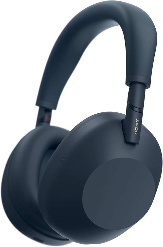 Sony WH-1000XM6 Midnight Blue, Kabellose Noise-Cancelling-Kopfhörer mit QN3-Prozessor, 12 Mikrofonen und faltbarem Design. | Zustand: Sehr Gut | Farbe: blau