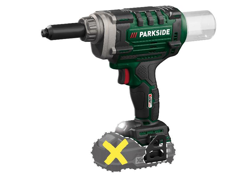 Parkside Akku-Blindnietsetzgerät PBNSG 20-Li A1, Inklusive Koffer, ohne Akku und ohne Ladegerät. Bürstenloser Motor für hohe Lebensdauer. | Zustand: Neu