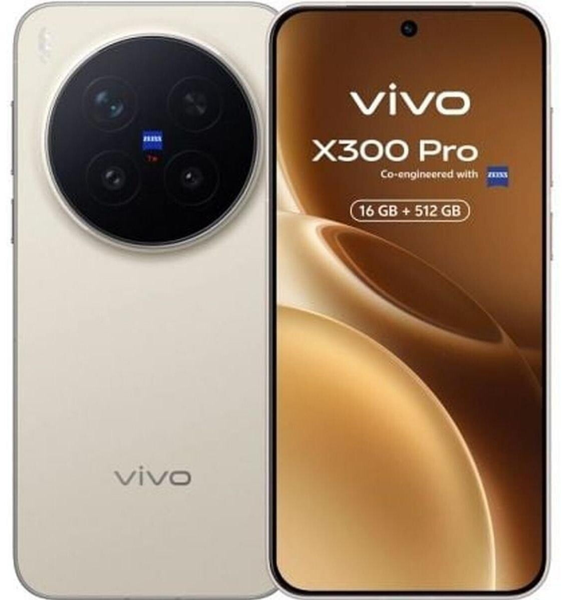 Vivo X300 Pro 512GB, SimLock: Frei | Zustand: Sehr Gut | Farbe: beige | Akku: 100%