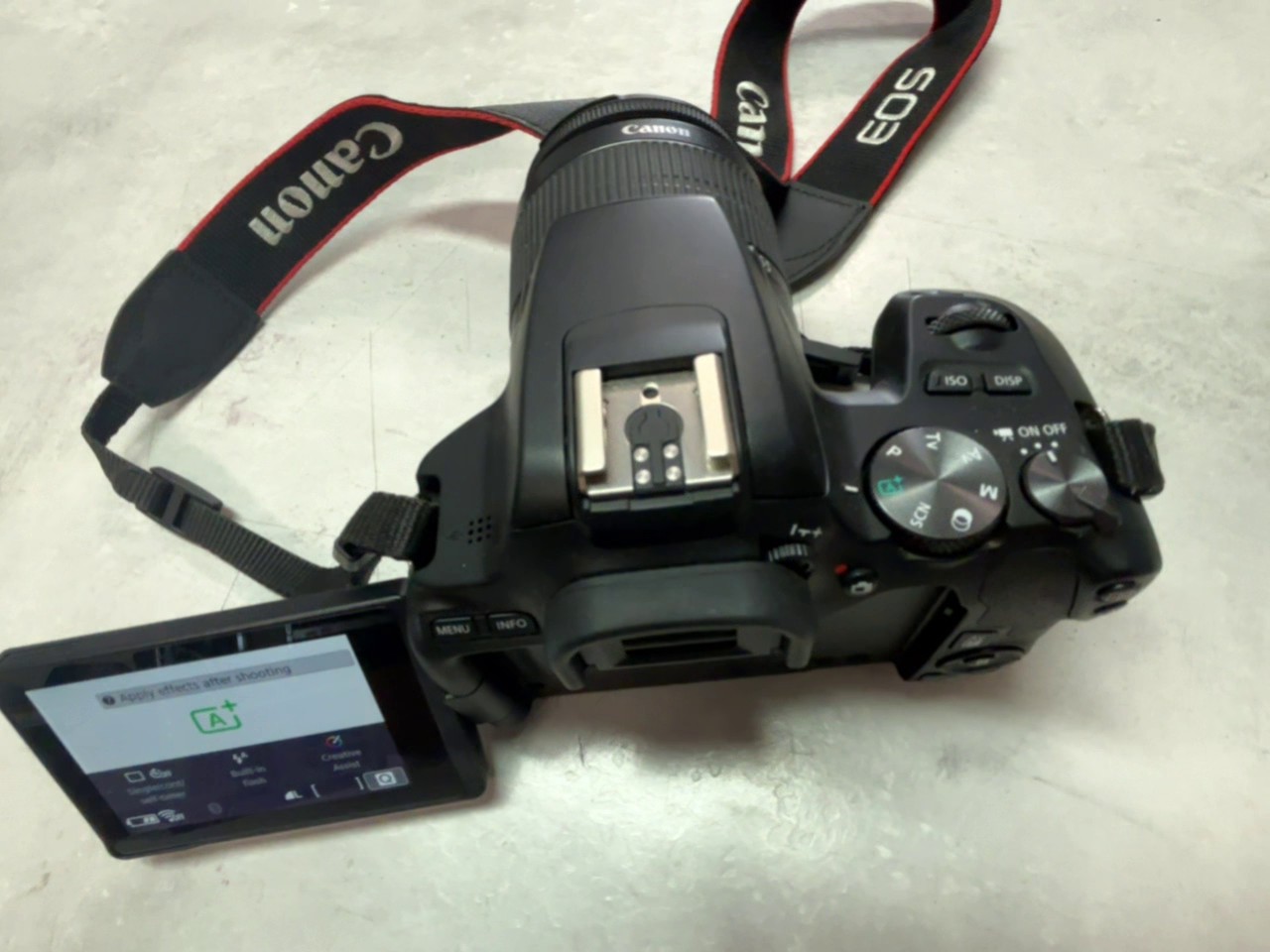 Canon EOS 250D mit EF-S 18-55mm III, Schwarz, Digitale Spiegelreflexkamera, inkl. 1x Akku, ohne Ladegerät, gebrauchter Zustand | Zustand: Gut – Bild 6