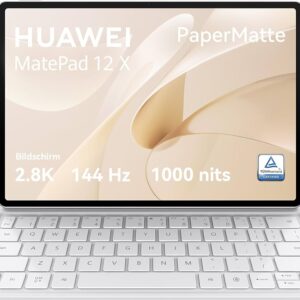 Huawei MatePad 12 X 256GB, Tablet mit PaperMatte Display, inkl. Tastatur, 12 Zoll, 12GB RAM, HarmonyOS dysplay kraz | Zustand: Sehr Gut