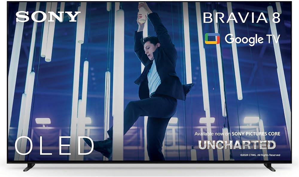Sony BRAVIA 8 K-55XR80 OLED 2024, 55 Zoll 4K OLED TV, 120Hz, Ohne Standfüße Dolby Vision & Atmos, eARC | ARC, Google TV, Smart TV Funktionen | Zustand: Sehr Gut – Bild 2