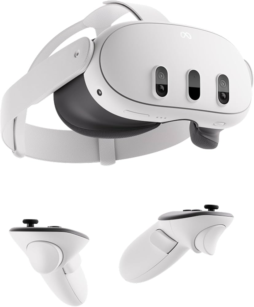 Meta Quest 3 512 GB VR-Headset Weiß, Standalone VR-Brille mit zwei Touch Plus Controllern, Mixed Reality und 512 GB Speicher. | Zustand: In Ordnung