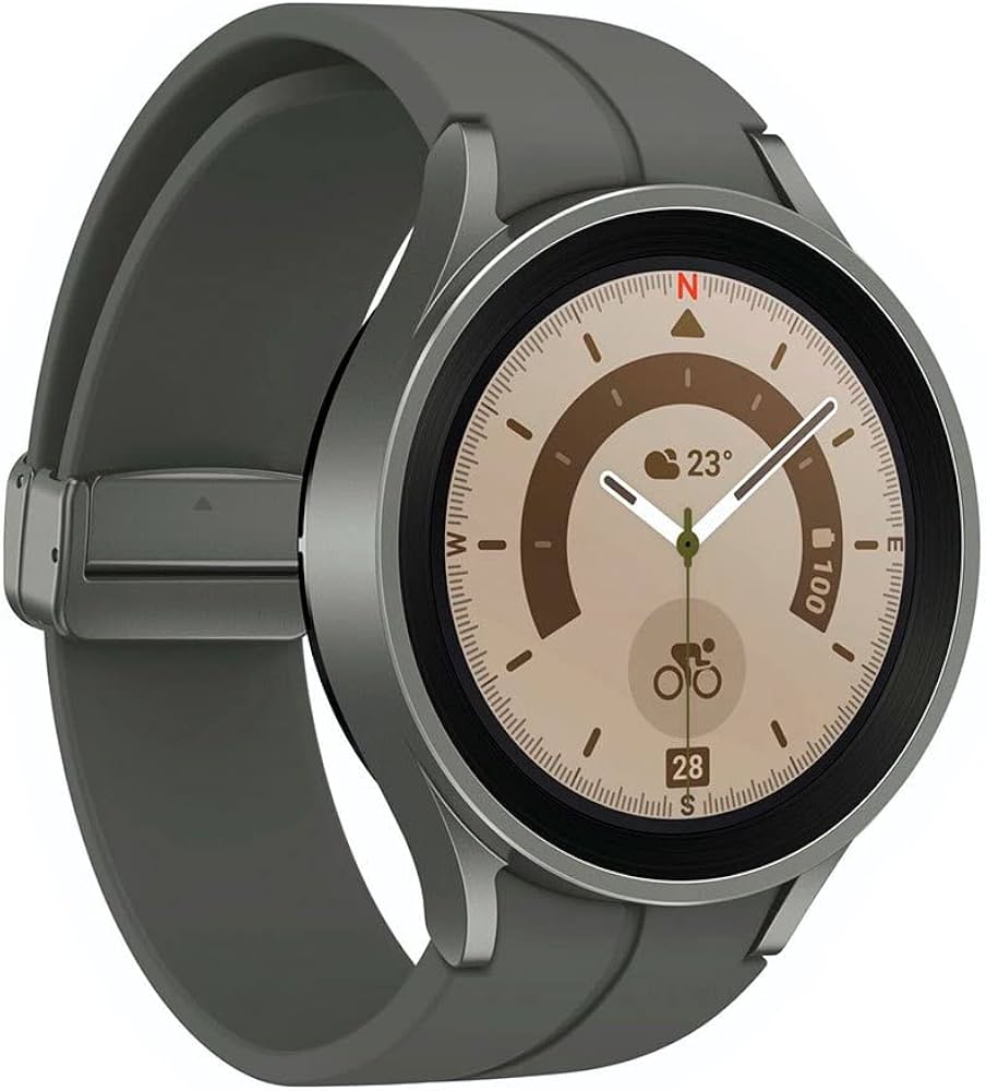 Samsung Galaxy Watch5 Pro 2022 Grau, Smartwatch mit Titangehäuse, inkl. OVP und Ladegerät. | Zustand: Gut | Farbe: grau