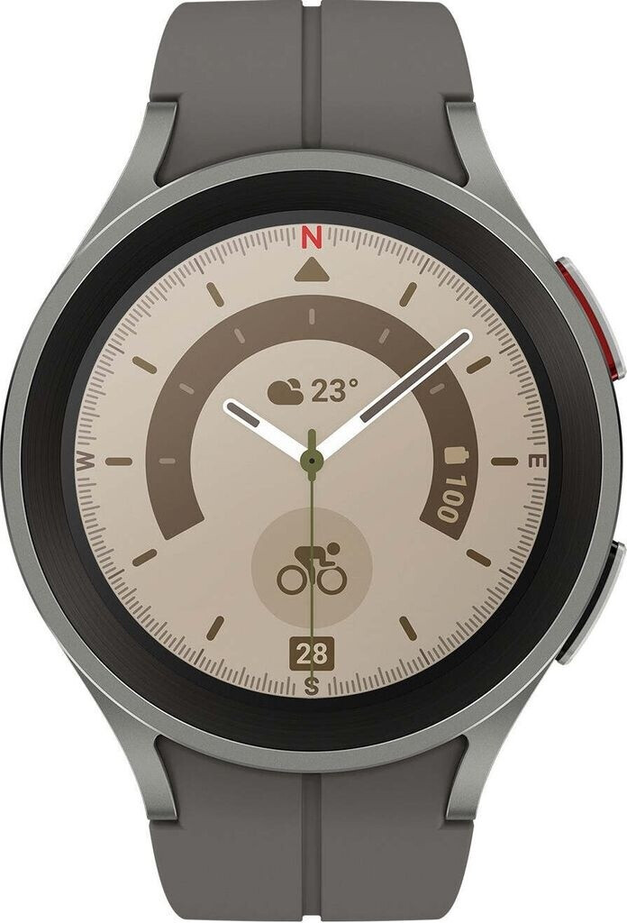 Samsung Galaxy Watch5 Pro 2022 Grau, Smartwatch mit Titangehäuse, inkl. OVP und Ladegerät. | Zustand: Gut | Farbe: grau – Bild 2