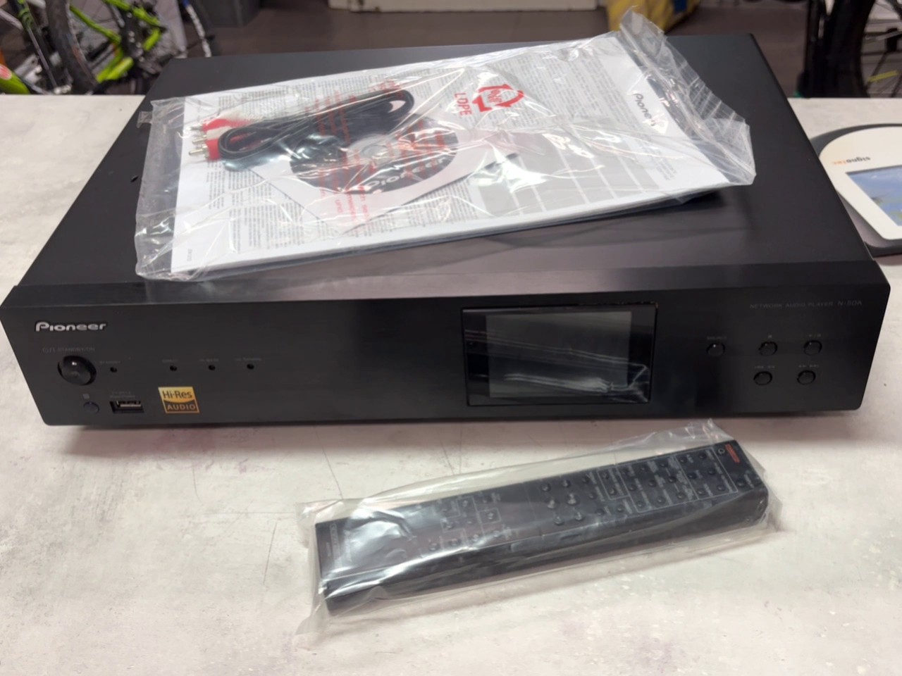 Pioneer N-50A-K Netzwerk-Player Schwarz, High-Res Audio Netzwerk-Player, inkl. Fernbedienung und OVP, sehr guter Zustand | Zustand: Sehr Gut – Bild 2