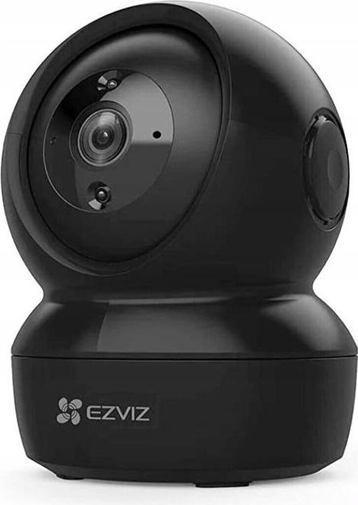EZVIZ C6N 1080p Schwarz, WLAN-Überwachungskamera für den Innenbereich mit 360°-Panorama-Ansicht, Smart-Tracking und Nachtsicht. | Zustand: Sehr Gut