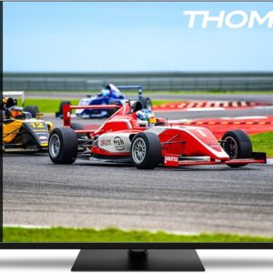 Thomson 43QG7C14 QLED Pro 4K Smart TV, 43 Zoll, 144Hz, Google TV, Dolby Vision, Dolby Atmos, drehbarer Standfuß, schwarz | Zustand: Sehr Gut