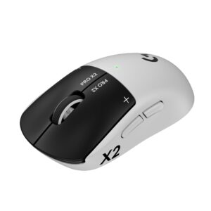 Logitech G Pro X2 Superstrike, Kabellose Gaming-Maus mit HITS-Technologie, einstellbarem Klick-Feedback, in Originalverpackung | Zustand: Sehr Gut
