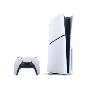Sony PlayStation 5 Slim Disc Edition 1TB, Leistungsstarke Spielekonsole mit 1TB SSD und integriertem 4K Ultra HD Blu-ray-Laufwerk. | Zustand: Gut | Farbe: weiss