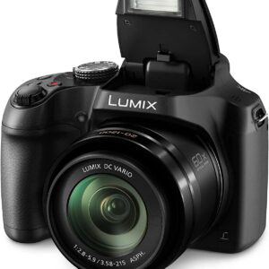 Panasonic Lumix DC-FZ82 Schwarz, Bridge-Kamera mit 60x optischem Zoom, 4K-Video, ohne Ladegerät | Zustand: Sehr Gut