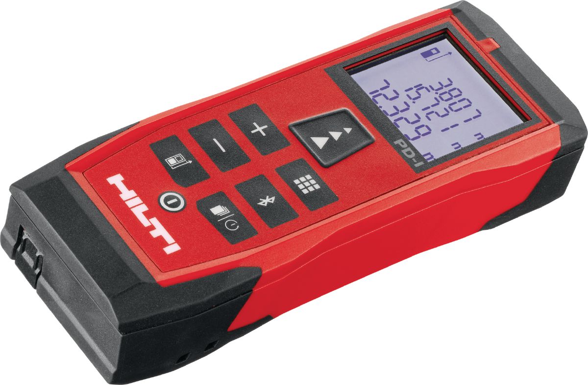 Hilti Laser-Distanzmessgerät PD-I, Robustes Lasermessgerät für Innenanwendungen bis 100 m mit Bluetooth-Schnittstelle und Tasche. | Zustand: Wie Neu – Bild 2