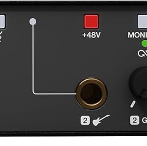 Steinberg IXO12 Audio-Interface, Kompaktes 2-Kanal USB-C Audio-Interface für PC, Mac und iOS, 24-Bit | 192 kHz, schwarz. | Zustand: Gut
