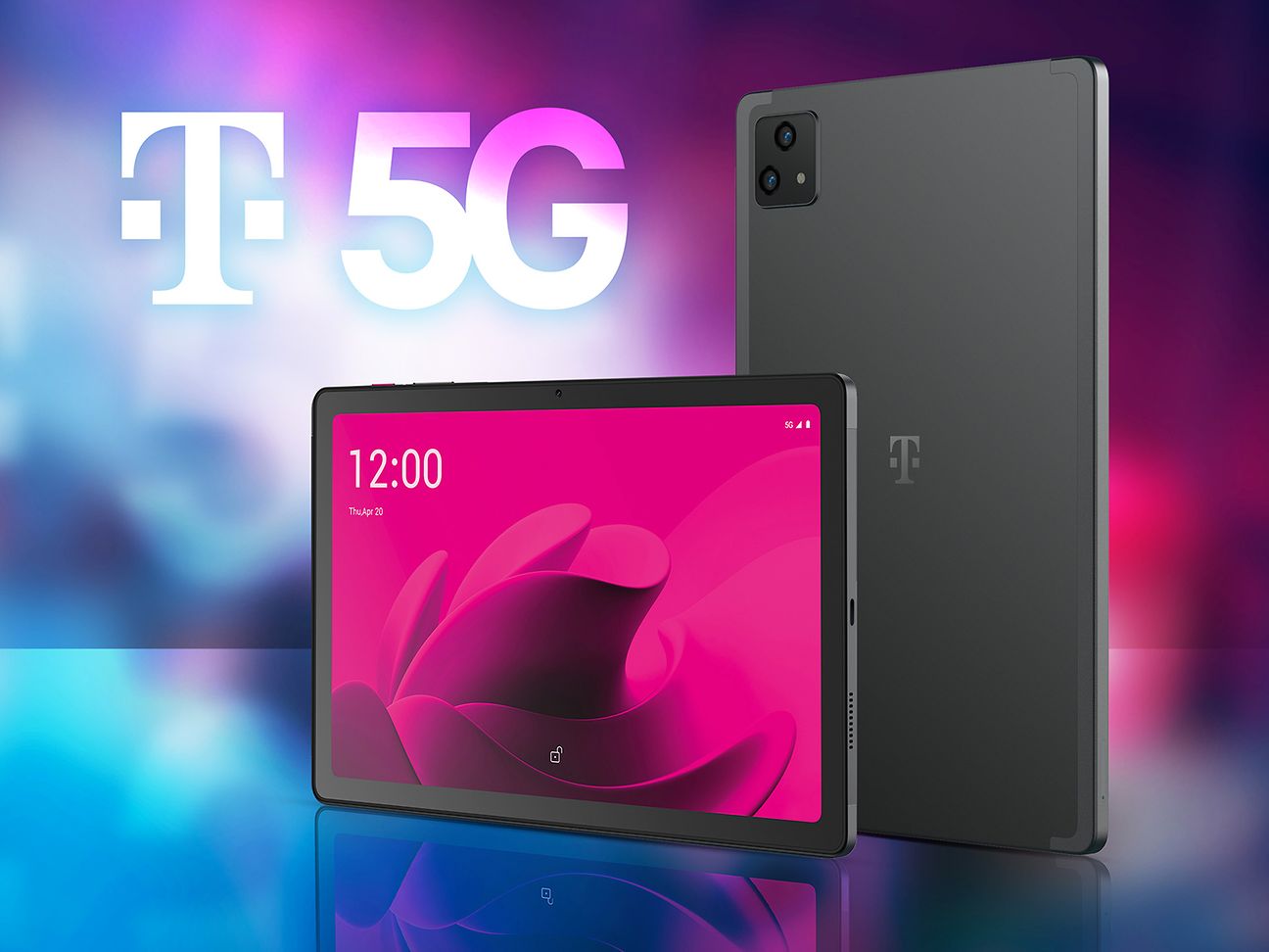 Telekom T Tablet 5G, 128GB, Dark Shadow, 10,4 Zoll FHD-Display, 6GB RAM, Android 13, Dual-SIM (eSIM | Nano-SIM), inkl. Originalverpackung | Zustand: Sehr Gut