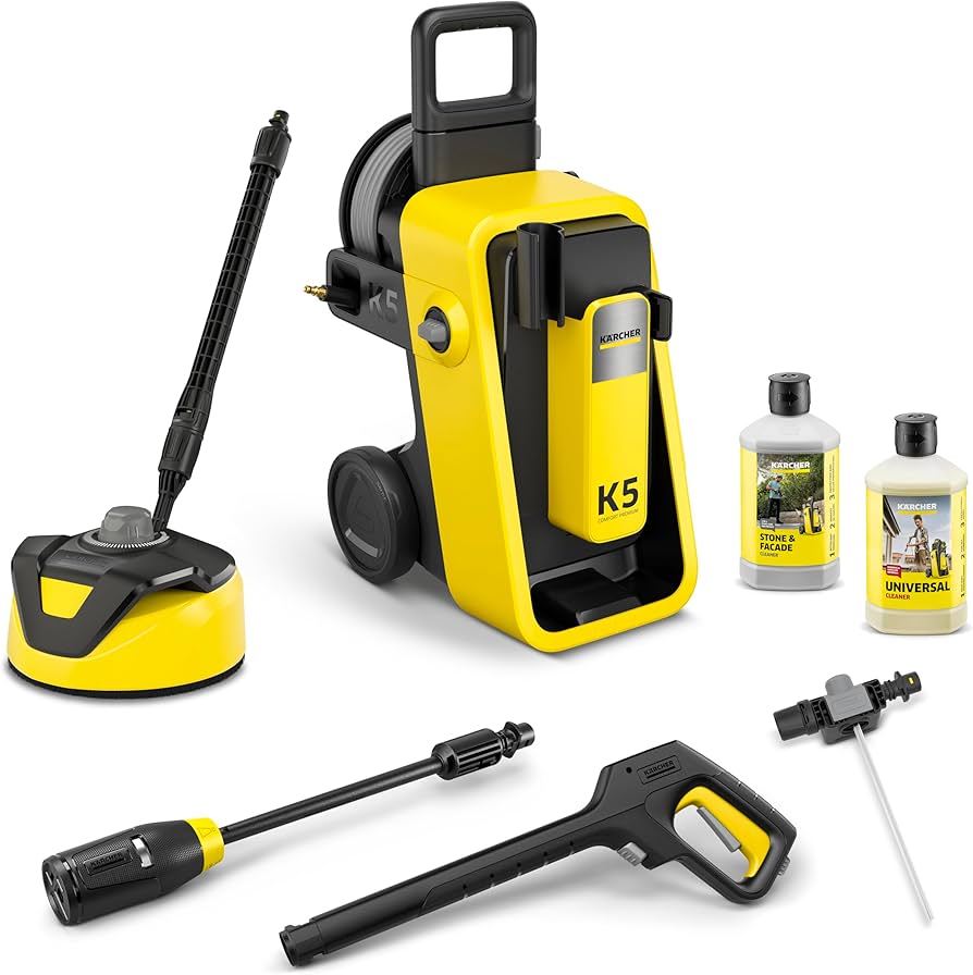 Kärcher Hochdruckreiniger K 5+Home-Kit, Leistungsstarker Hochdruckreiniger, Originalverpackung (OVP) enthalten, ideal für Haus & Garten. | Zustand: Neu