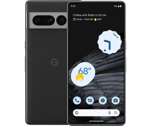 Google Pixel 7 Pro 128GB 2022, 6,7 Zoll OLED-Display, 12 GB RAM, 5G, Dual-SIM (Nano-SIM | eSIM), Google Tensor G2 Prozessor | SimLock: Frei | Zustand: Sehr Gut | Farbe: schwarz | Akku: 100%