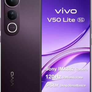 Vivo V50 Lite 5G 256 GB, Smartphone mit 120Hz AMOLED-Display, 50MP Sony IMX882 Kamera, 90W FlashCharge und OVP | SimLock: Frei | Zustand: Sehr Gut | Farbe: schwarz | Akku: 87%