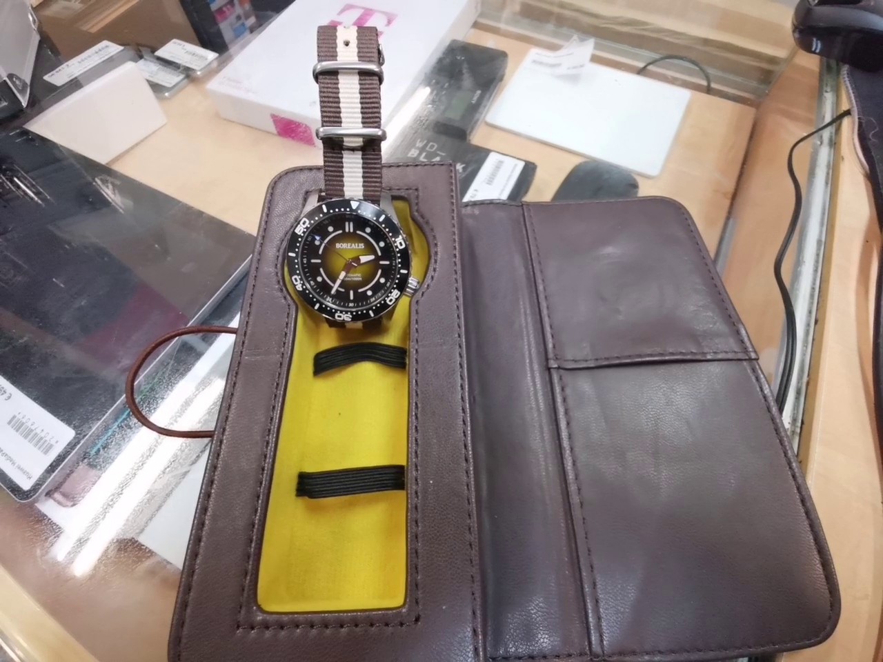 Borealis Sea Storm MK2 Automatik, Taucheruhr mit Seiko NH38 Werk, 300m wasserdicht, Saphirglas, inkl. OVP und Tasche, sehr guter Zustand | Zustand: Sehr Gut – Bild 3