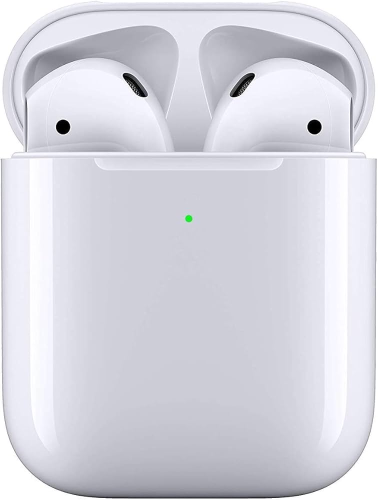 Apple AirPods 2. Generation 2019 Weiß, In-Ear-Kopfhörer mit Ladecase, Bluetooth 5.0, automatische Ohrerkennung, weißes Design. | Zustand: Neu