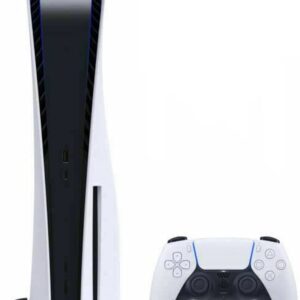 Sony PlayStation 5 Disc Edition, Spielkonsole mit 825 GB SSD, inklusive DualSense Wireless-Controller, Farbe: Weiß | Schwarz | Zustand: Gut | Farbe: weiss