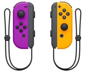 Nintendo Switch Joy-Con Neon-Lila/Neon-Orange, 2er-Set Controller für Nintendo Switch, inklusive zwei Handgelenksschlaufen, in Originalverpackung. | Zustand: Wie Neu – Bild 2