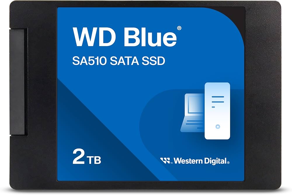 Western Digital Blue SA510 2TB SSD, 2.5 Zoll, SATA 6Gb | s, in Originalverpackung (OVP) | Zustand: Neu – Bild 3