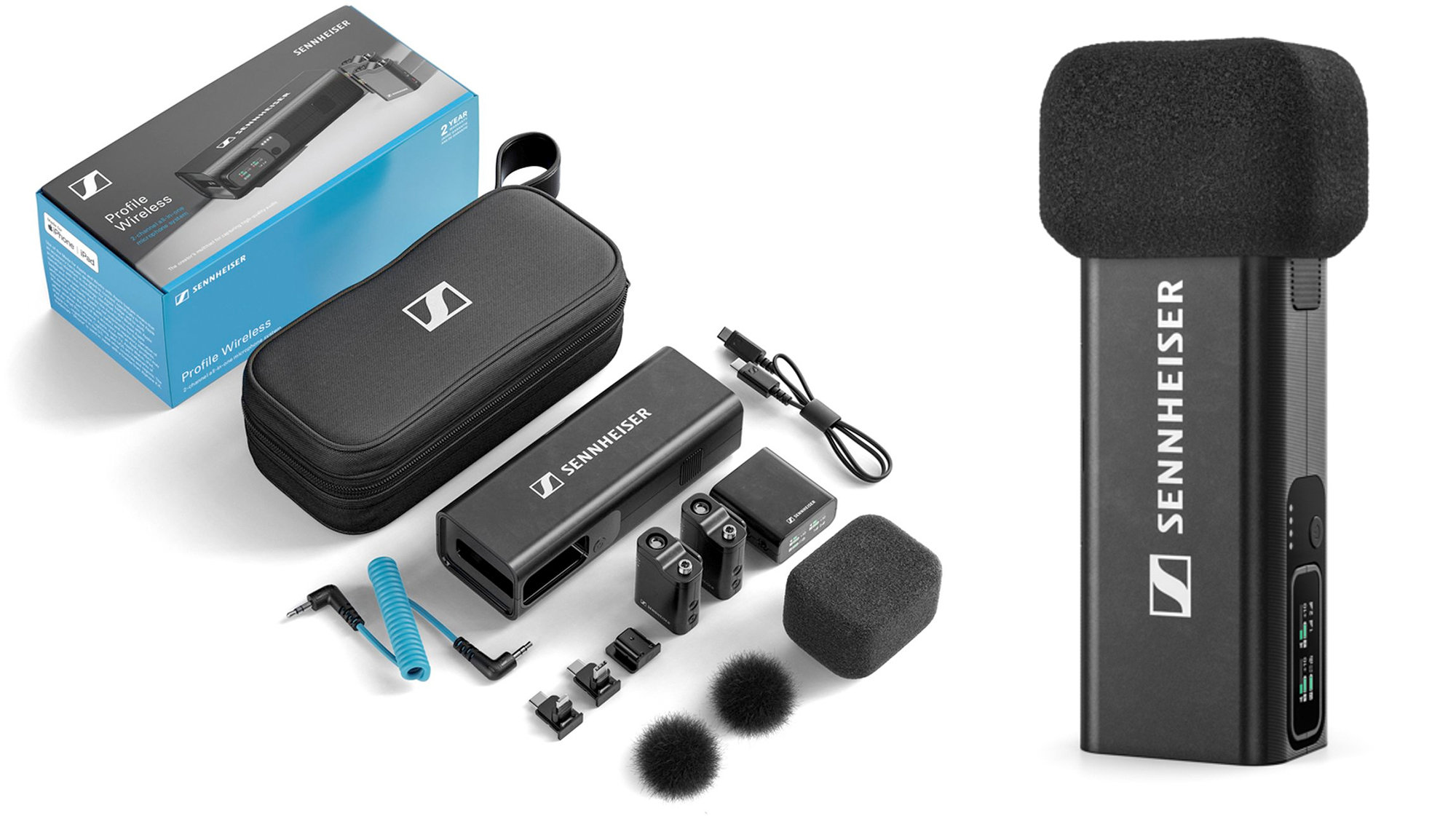 Sennheiser Profile Wireless 2-Channel Set, Drahtloses Mikrofon-System mit Ladebar, 32-Bit Float Recording, inkl. Zubehör in OVP. | Zustand: Wie Neu – Bild 2
