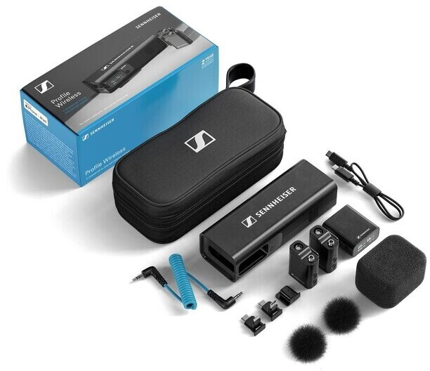 Sennheiser Profile Wireless 2-Channel Set, Drahtloses Mikrofon-System mit Ladebar, 32-Bit Float Recording, inkl. Zubehör in OVP. | Zustand: Wie Neu – Bild 4