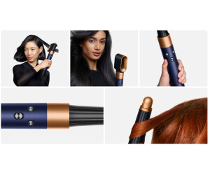 Dyson Airwrap i.d. Straight + Wavy Ohne BT , Nachtblau | Kupfer, Bluetooth-fähig, inkl. Aufsätze und Präsentationsbox, für glattes bis welliges Haar | Zustand: Gut