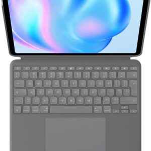 Logitech Combo Touch iPad Air 11 (M2) Grau, Tastatur-Case mit Trackpad, QWERTZ-Layout, Oxford Gray, in Originalverpackung (OVP) | Zustand: Neu
