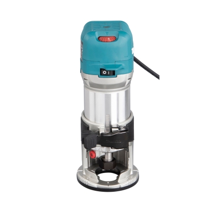 Makita RT0702C Multifunktionsfräse, 710 W, 10.000-34.000 U | min, für 6 | 8 mm Spannzangen, elektronische Drehzahlregelung, Soft-Start. | Zustand: Neu – Bild 3