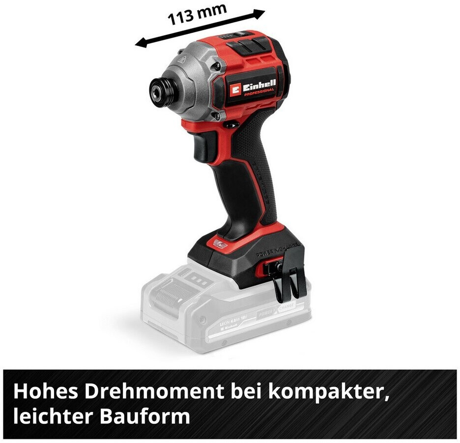 Einhell Professional TP-CI 18/250-C Li BL, Akku-Schlagschrauber Solo, 18V, 250 Nm, Brushless-Motor, 1 | 4 Zoll Aufnahme, inkl. OVP | Zustand: Neu – Bild 2