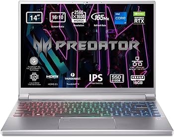 Acer Predator Triton 300 SE 16 i7-12700H, Gaming-Laptop, RTX 3070 Ti, 32 GB RAM, 1 TB SSD, WQXGA-Display, inkl. Ladegerät | Zustand: Sehr Gut