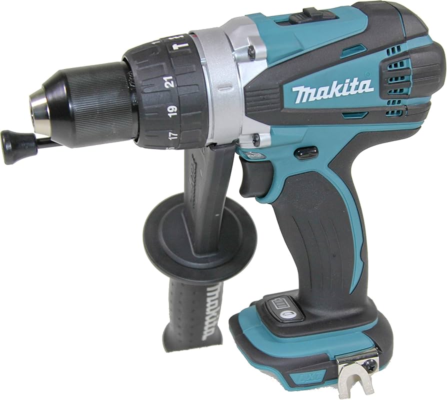 Makita DHP458Z Akku-Schlagbohrschrauber, 18V LXT Solo-Gerät ohne Akku und Ladegerät, kraftvolles 2-Gang-Getriebe mit 91 | 58 Nm Drehmoment. | Zustand: Neu – Bild 2