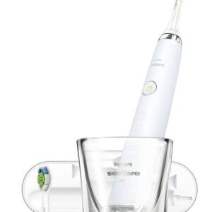 Philips Sonicare DiamondClean HX9337/88 Weiß, Elektrische Schallzahnbürste mit 5 Putzprogrammen, Ladeglas und USB-Reiseladeetui, in OVP. | Zustand: Neu
